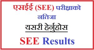 माध्यमिक शिक्षा परीक्षा (एसईई)को नतिजा सार्वजनिक