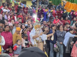 पाैष १९ गते थानकोट कोतघरमा थाहा नगरको ऐतिहासिक बाह्र वर्षे नाच देखाइँदै